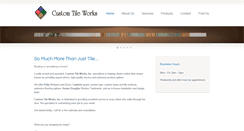 Desktop Screenshot of customtileworkshome.com